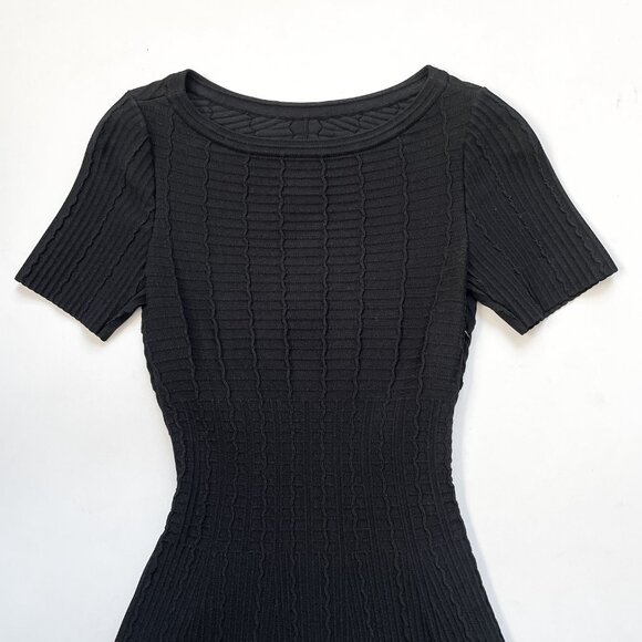 Alaia Ribbed Knit Dress with Cutout Back Size FR 36 US 4 NEW NWT - Picture 4 of 11